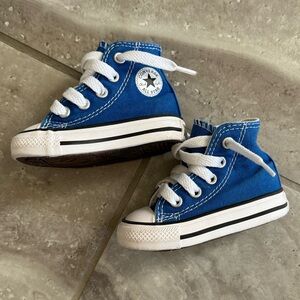 Baby Converse High-tops (Blue)